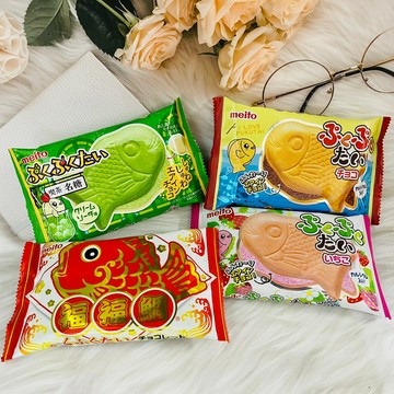 日本 meito 名糖 鯛魚燒餅乾  鯛魚燒夾心餅 乳酸菌/草莓/巧克力/抹茶/福鯛-巧克力｜全店$299 全家取貨免運｜領券9折｜APP下單最高再賺22%點數⚡