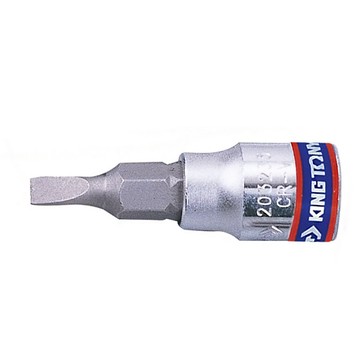 KING TONY 專業級工具 1/4DR. 一字起子頭套筒 (3.5mm/4mm/5.5mm/6.5mm/7mm) KT2032