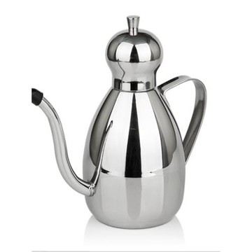 歐式304不銹鋼油壺 鼓形防塵防蟲防漏油壺油瓶防蟲防塵廚房用品