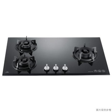 (送基本安裝)喜特麗【JT-GC309A】三口易潔玻璃檯面爐瓦斯爐(黑)