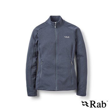 【RAB】Covex Jacket Wmns 保暖透氣刷毛立領外套 鋼鐵藍 女款 #QFG51