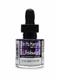 Dr. Ph. Martin's Iridescent Calligraphy Color, 1.0 oz, Amethyst