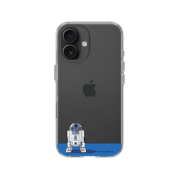iPhone 16 Clear Case（相機按鈕） 透明 - 迪士尼-星際大戰 Star Wars - 星際大戰 – R2-D2