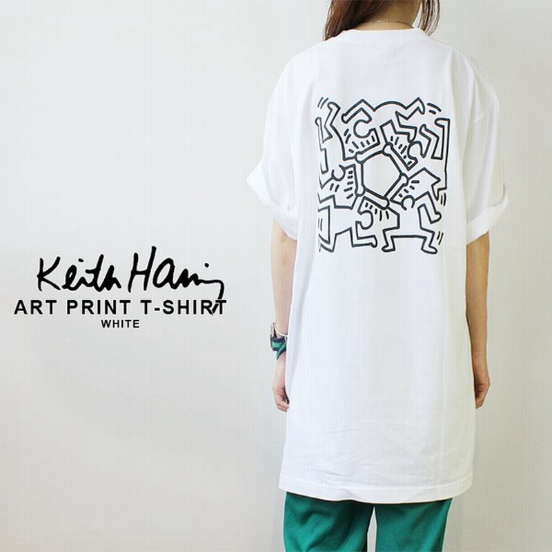 Keith Haring キース ヘリング キース アート プリント Tシャツ レディース メンズ ユニセックス アウトドア フェス ホワイトt 白t 通販 Lineポイント最大0 5 Get Lineショッピング