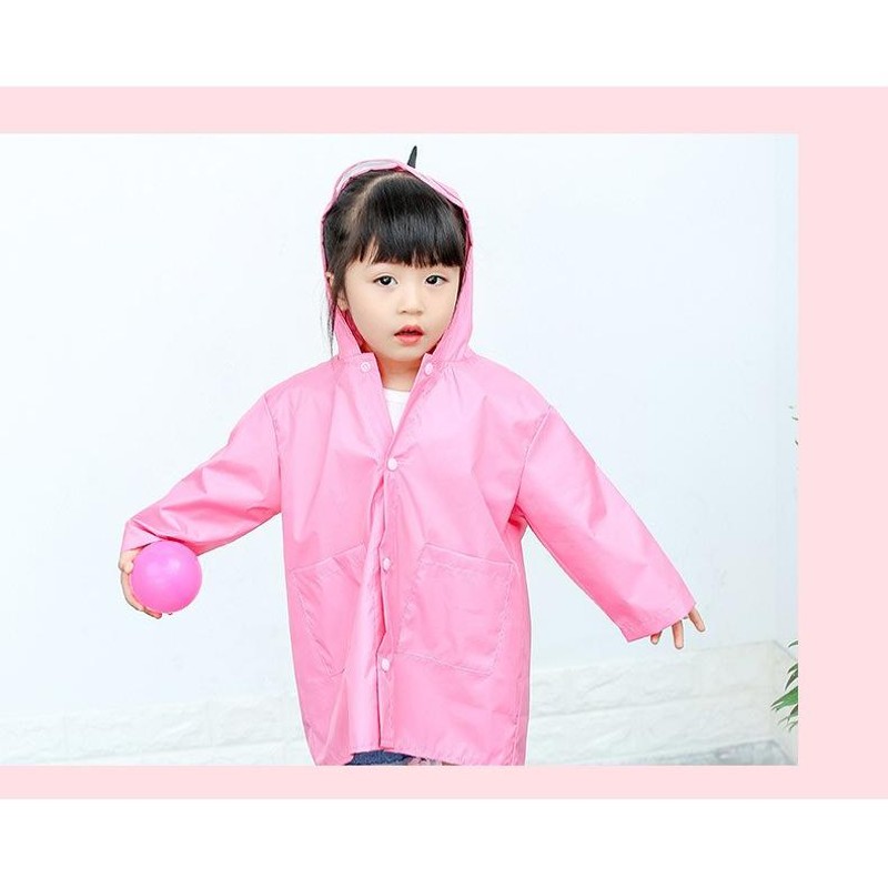 美品✨モンクレール　キッズ　子供用　レインコート　レインウェア　ピンク レインコート キッズ 女の子 男の子 ランドセル対応 レイン