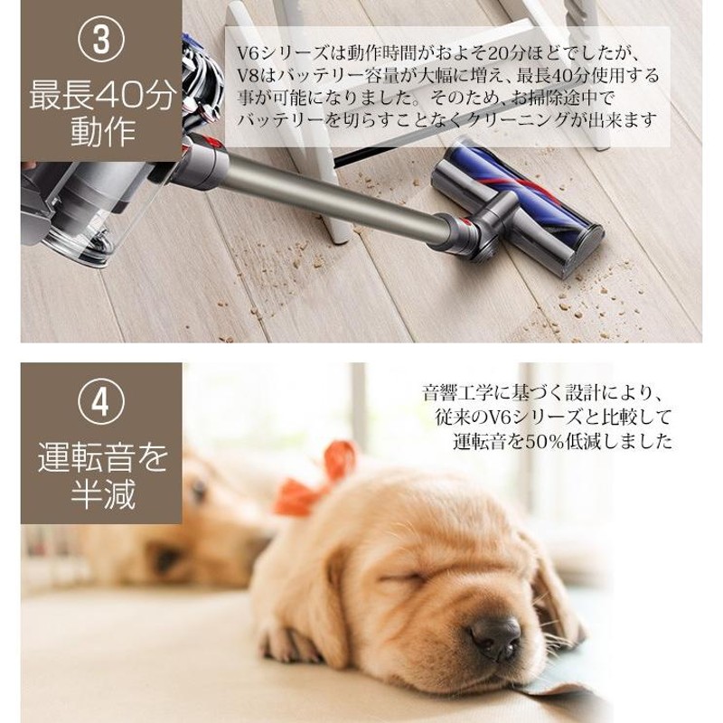 9/11までP最大13倍 ダイソン 掃除機 コードレス スティック Dyson V8 animal アニマル 4年保証 ギフトにも |  LINEブランドカタログ