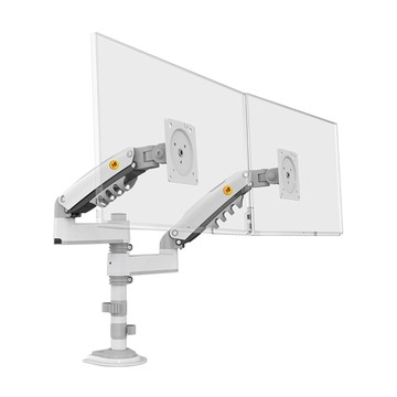 North Bayou NB H180 高承重雙螢幕支架  1個  白色