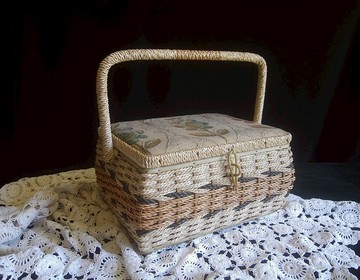 【老時光 OLD-TIME】早期台灣製針線箱裁縫箱