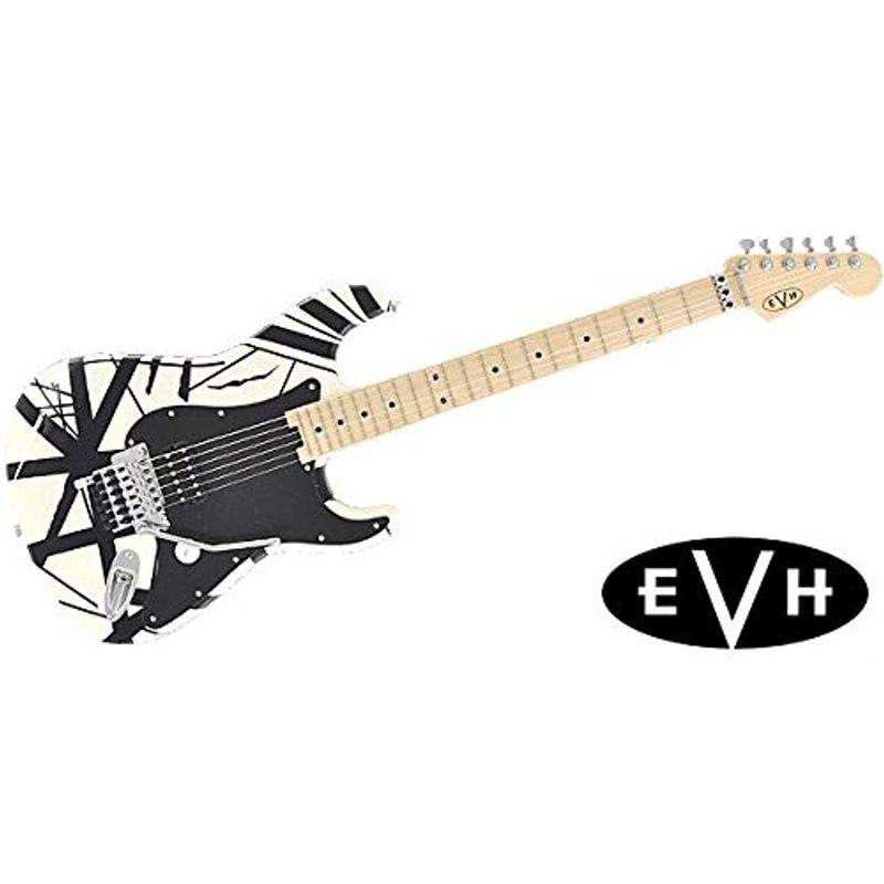 EVH (イーブイエイチ) エレキギター EVH Striped White with Black Stripes