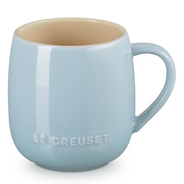 LE CREUSET -瓷器蛋蛋馬克杯380ml (淡海岸藍-無盒)