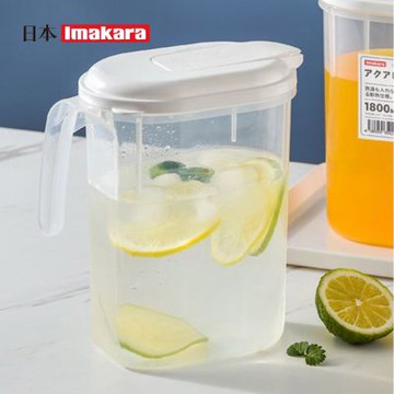 日本Imakara 一鍵按壓式大容量冷水壺-1.8L