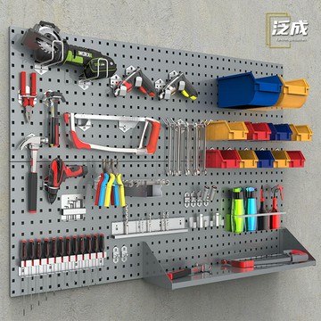 定製洞洞板置物架五金工具掛板牆展示架牆壁收納掛架方孔掛板架子