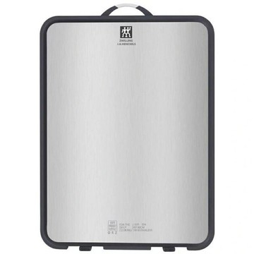 德國雙立人可站立304不銹鋼雙面菜板防黴食品級砧板