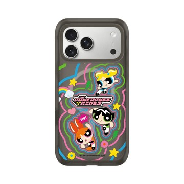 iPhone 17 Pro Max AirX 本質黑 - The Powerpuff Girls 飛天小女警 - 可愛小女警線條款