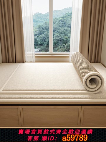 【台灣公司 可打統編】【柏唐】定做雙面榻榻米床墊子硬床護墊竹席炕墊爬行地墊訂制尺寸