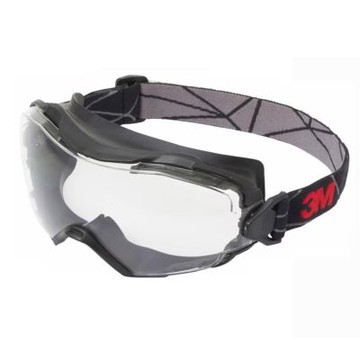 3M 抗刮防霧護目鏡GG6001SGAF-BLK/黑框透明鏡片