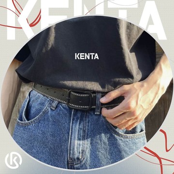 🌾健太選物🌾磨砂黑框皮帶 簡約皮帶 皮帶男士 潮流風格 120CM 多孔洞設計 霧框皮革 啞面皮革