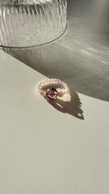 【金曜店】串珠 • 戒指 • 棕花