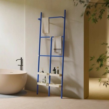 公司貨 免運附發票 北歐浴室梯子毛巾架多層收納架衛生間落地掛衣架置物架家用衣帽架 工廠直銷 快速出貨CH8888
