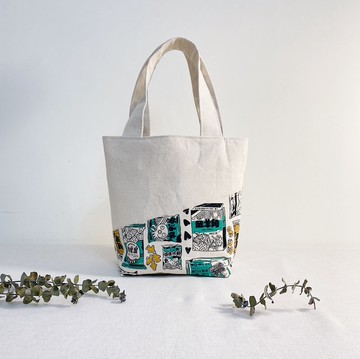 現貨復古零食餅乾系列野餐手提袋餐袋書袋