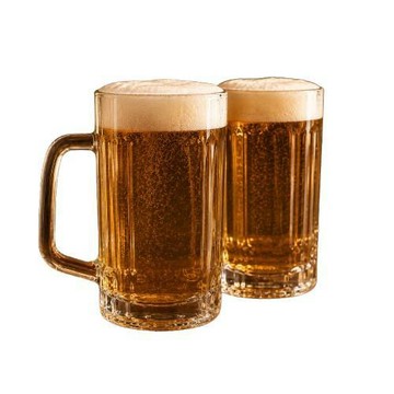 BRAVOMART 經典直紋把手啤酒杯