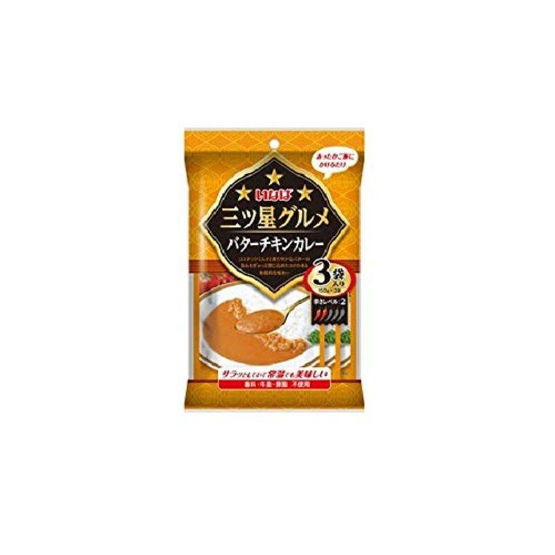 いなば食品 三ツ星グルメ バターチキンカレー (150g×3袋)×12袋入