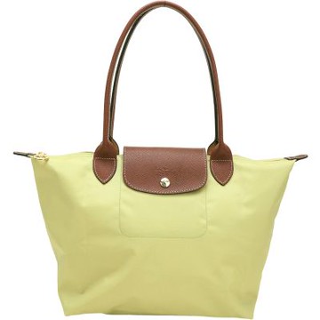 LONGCHAMP Le pliage 原創系列 長提把摺疊水餃包(M/開心果綠)