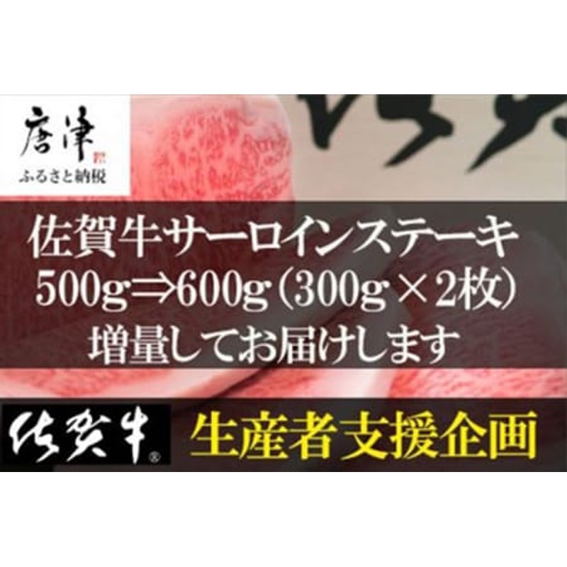 佐賀牛 サーロインステーキ250g×2枚(合計500g) 和牛 ご褒美に ギフト用 2人前 A5~A4等級 霜降り牛肉「2022年 令和4年」 通販  LINEポイント最大1.5%GET | LINEショッピング