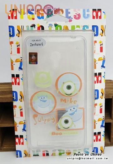 【UNIPRO】華碩 ASUS ZenFone 6 迪士尼 怪獸大學 毛怪 大眼怪 透明 TPU手機殼 保護套
