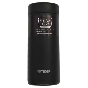 TIGER 虎牌 MMZ-W035 不鏽鋼保溫保冷杯 輕量  曜岩黑色  350ml  1個