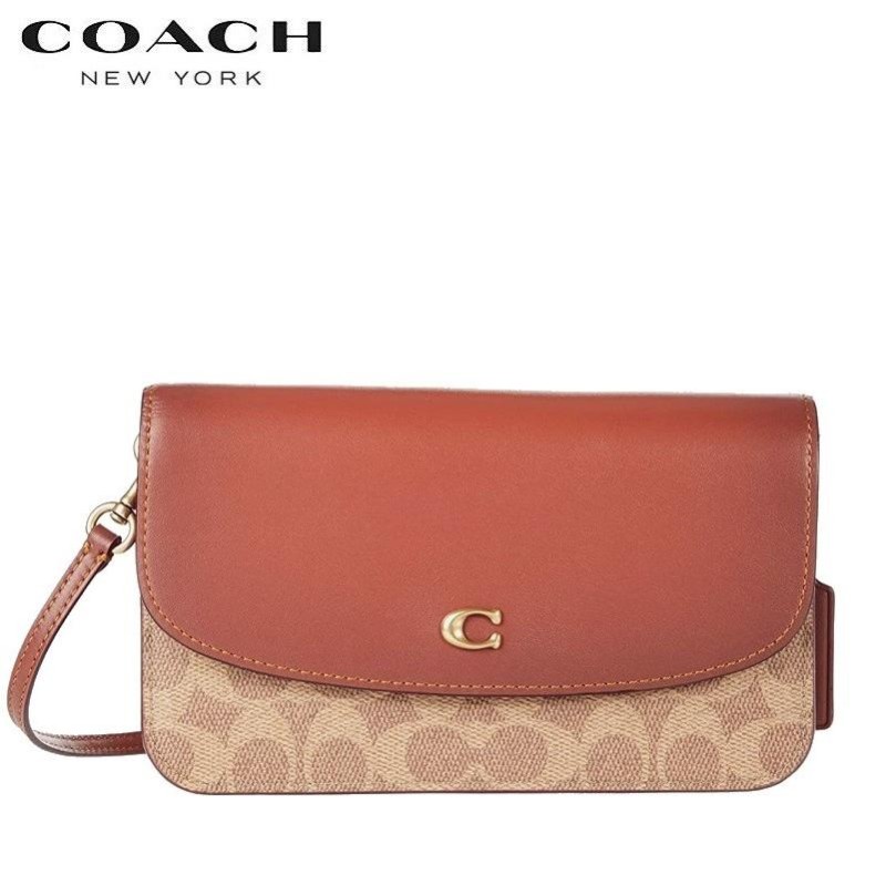 【COACH☆新品】大人気！クロスボディ！シグネチャー！スマホショルダー！