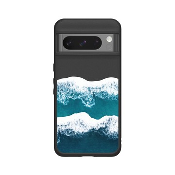 Pixel 8 Pro SolidSuit 黑 - Ocean Collection: Let's Sea 海洋系列：一路向海 - 浪頭上