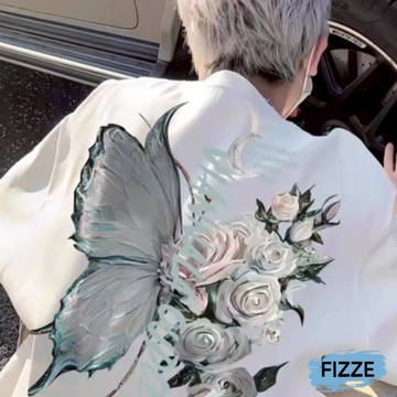 男生上衣 印花半袖短袖上衣 男生寬鬆休閒百搭上衣 青少年短袖T恤男 T恤 短袖 ATHB1208【FIZZE】