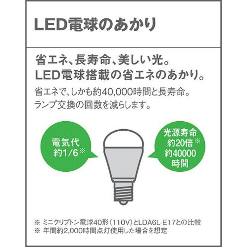 パナソニック ペンダントライト 天井半埋込吊下型 60形電球2灯器具相当