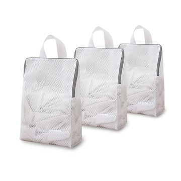 【好物良品】三入組小款_手提防變形護洗高密度洗衣網袋三入組小款