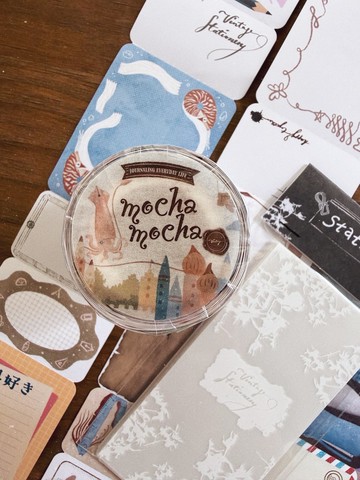 mocha mocha / 5.0cm 異型模造紙膠帶 虛線刀模