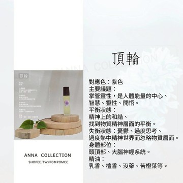 頂輪脈輪精油｜第七輪 滾珠芳療通靈性能量 平衡覺知提升【悠悠芳療】隨身舒壓按摩油｜植物精油配方｜放鬆肌膚香氛滾珠