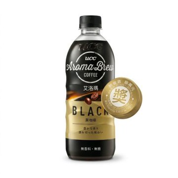 UCC AROMA BREW艾洛瑪黑咖啡(500mlx24入)金蓋抽獎版