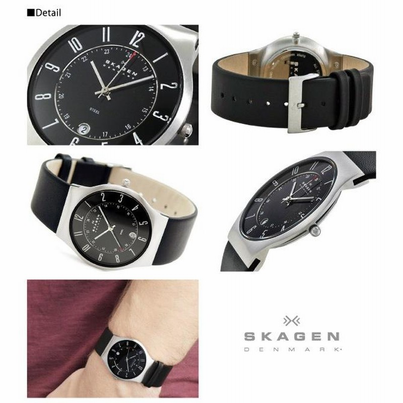 SKAGEN-スカーゲン-』Grenen Leather Watch〔233XXLSLB〕[メンズ 腕時計 ビジネス 薄型 軽量 レザー 本革] |  LINEブランドカタログ