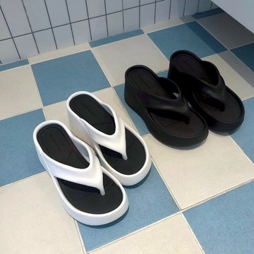 【現貨】全防水 厚底拖鞋 拖鞋 防水拖鞋 海灘拖鞋人字拖 夾腳拖 EVA 增高 女生 夏天拖鞋 防滑拖鞋  D433