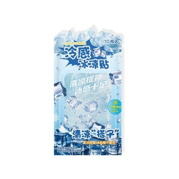 舒膚貼 【晴安居】10片裝萌趣動物散熱貼 夏季避暑冰涼降溫貼片-3入組