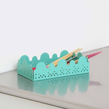 波波收納盒 / 波光綠