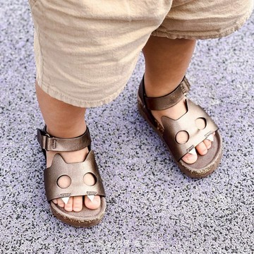 法國BOXBO涼鞋 CoffeeFOX狐狸 摩卡金 - EUR 29