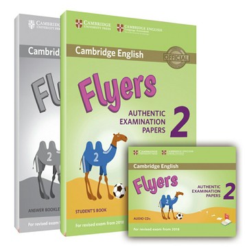 YLE劍橋兒童英檢官方全真考題組 Cambridge English Flyers 2 學生課本+答案本+聽力CD 華通書坊/姆斯