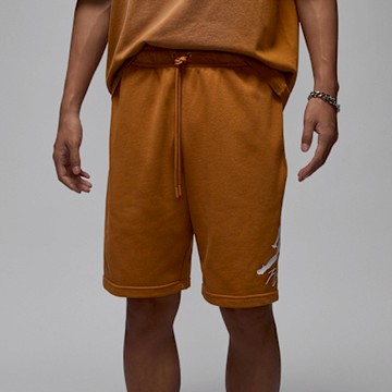 NIKE 短褲 男款 運動褲 AS M J ESS FLC HBR 9 SHORT LB 土黃 FV7310-228