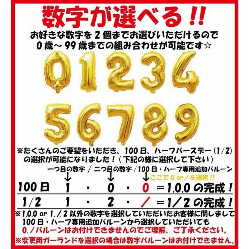 ハーフ&100日対応] 誕生日 パーティー 飾り 飾り付け 名前 ガーランド