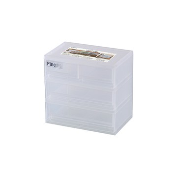 KEYWAY 桌上抽屜盒2大2小抽(1入)收納盒D3202