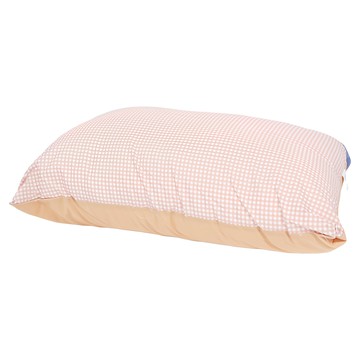 樂芙舒適睡眠水洗枕 Q彈柔軟 特殊網狀透氣設計 可水洗 台灣製造  45 x 75cm  1個  橘色 + 白色