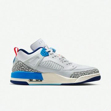 Nike 休閒鞋 Jordan Spizike Low 男鞋 白 藍 喬丹 低筒 復古