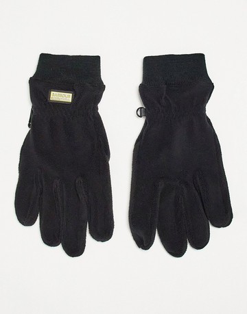 Barbour International Axle fleece gloves in black